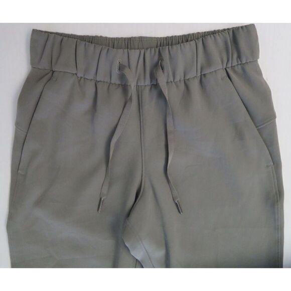 Lululemon Lw6avms 0219 Women's Sz 2 Green On The Fly Crop 23" Woven Pants - Picture 3 of 9